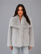 Women's Winter Jacket with Shawl Collar