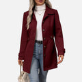 Margot | Belted Wool Coat with Wide Lapel