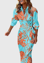 Women’s Wrap Dress with Print