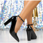 Women’s Zoey Heels - Adjustable T-Strap