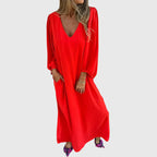 Carol | Women’s Long Boho Dress with Pockets