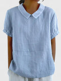 Women’s Elegant Shirt with Collar Detail