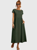 Giselle | Women’s Casual Pocket Dress with Relaxed Silhouette