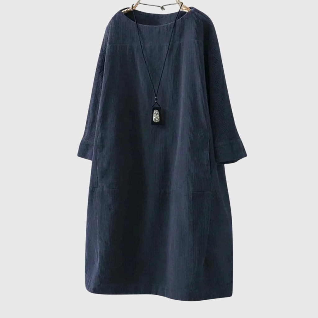 Women’s Relaxed Midi Dress with Comfortable Fit