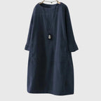 Women’s Relaxed Midi Dress with Comfortable Fit