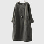 Women’s Relaxed Midi Dress with Comfortable Fit
