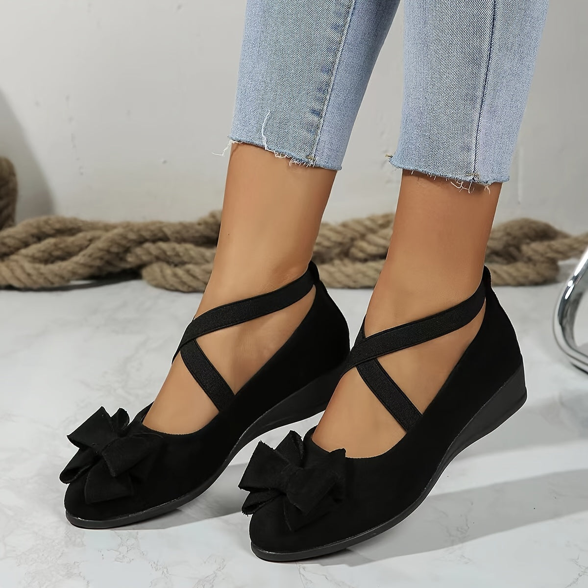 Krysa | Women’s Stylish Flats with Elastic Bands