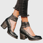 Women’s Ankle Strap Heels with Buckles
