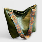 Women’s Vintage Bag with Adjustable Embroidered Strap