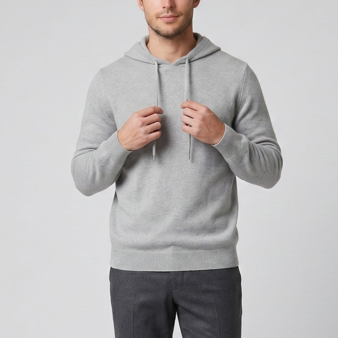 Men's Hoodie, Cashmere Merino