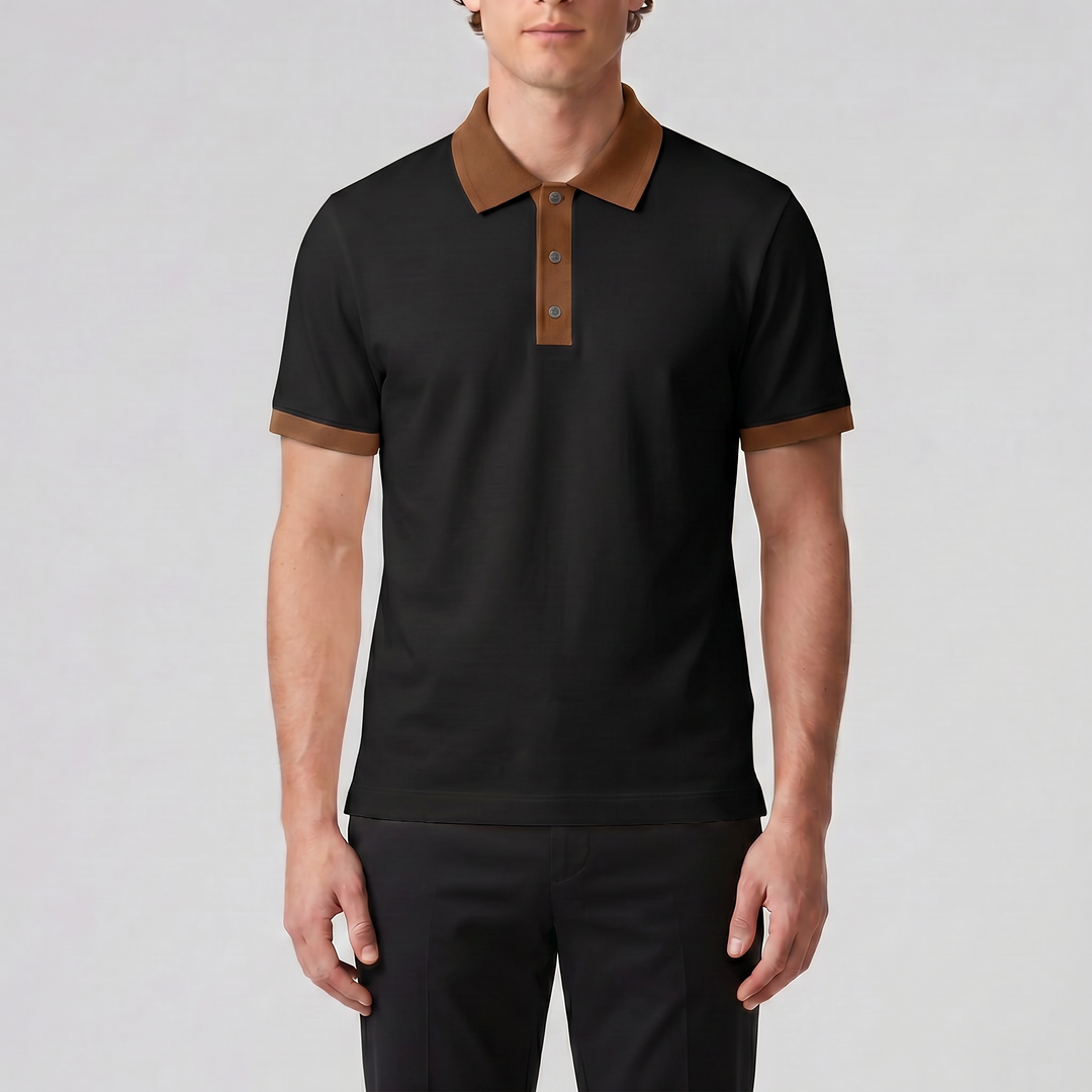 Men's Polo Shirt – Contrast Trim