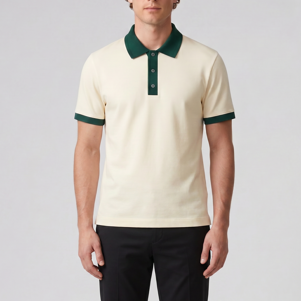 Men's Polo Shirt – Contrast Trim