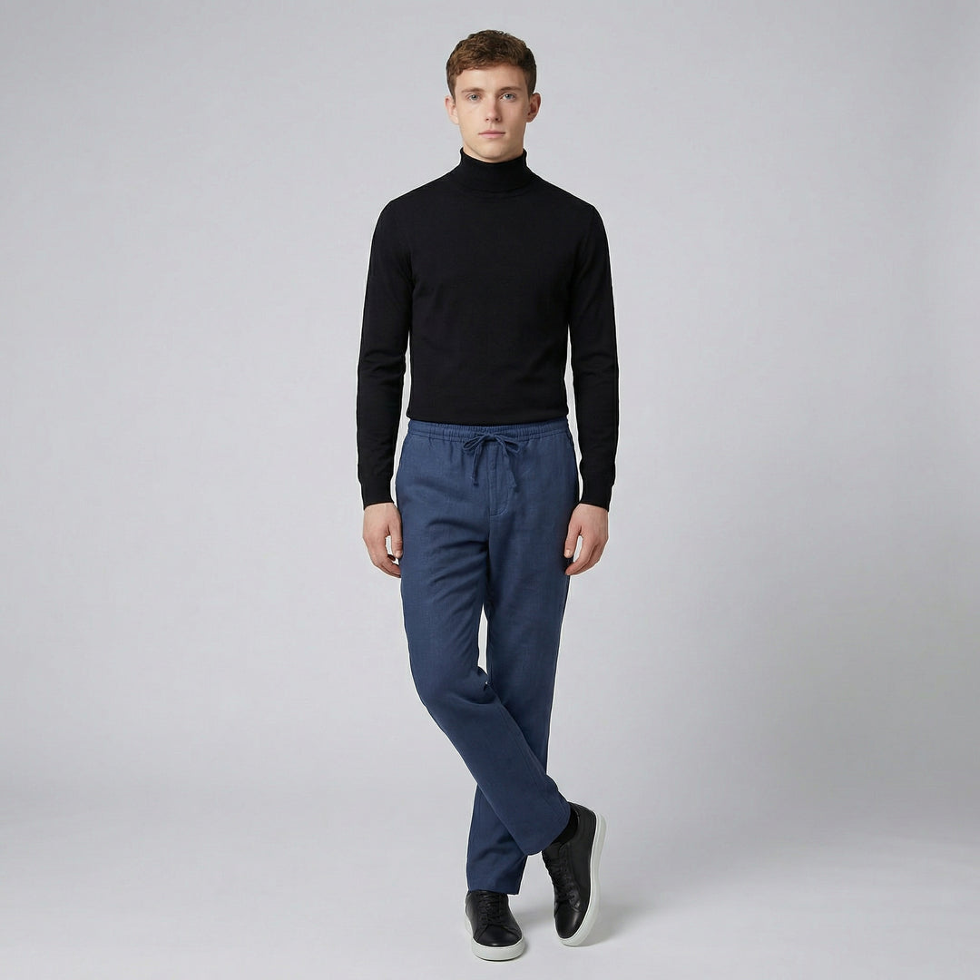 Men's Pants – Elastic Waist Straight Leg