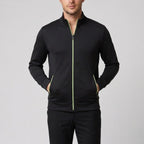 Men's Knit Jacket – High-Neck Zip-Up