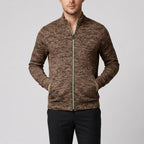 Men's Knit Jacket – High-Neck Zip-Up