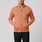 Men's Knit Jacket – High-Neck Zip-Up
