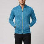 Men's Knit Jacket – High-Neck Zip-Up