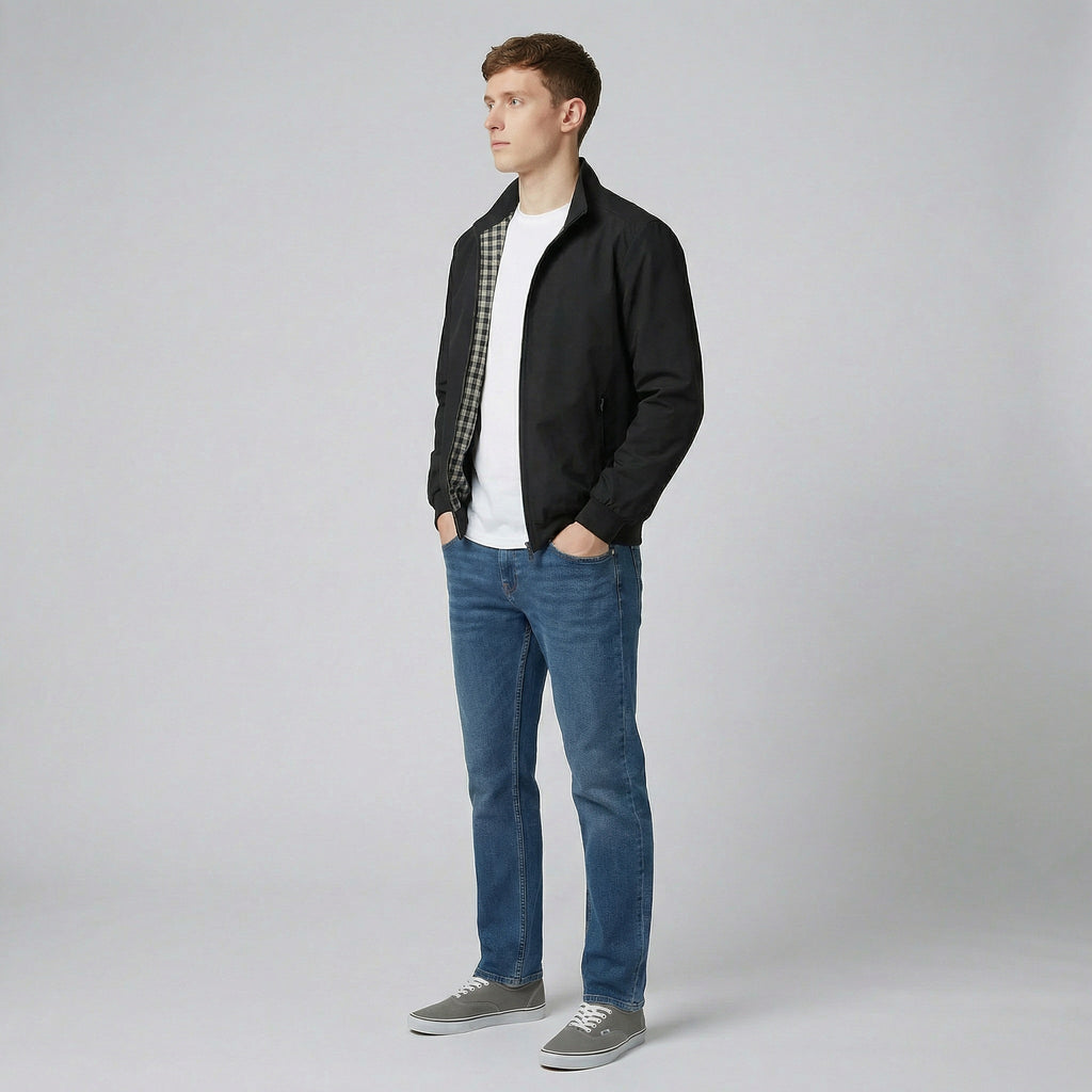 Men's Bomber Jacket – Lightweight Zip-Up