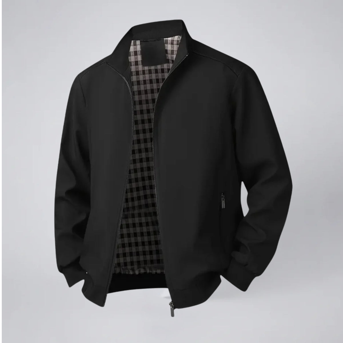 Men's Bomber Jacket – Lightweight Zip-Up
