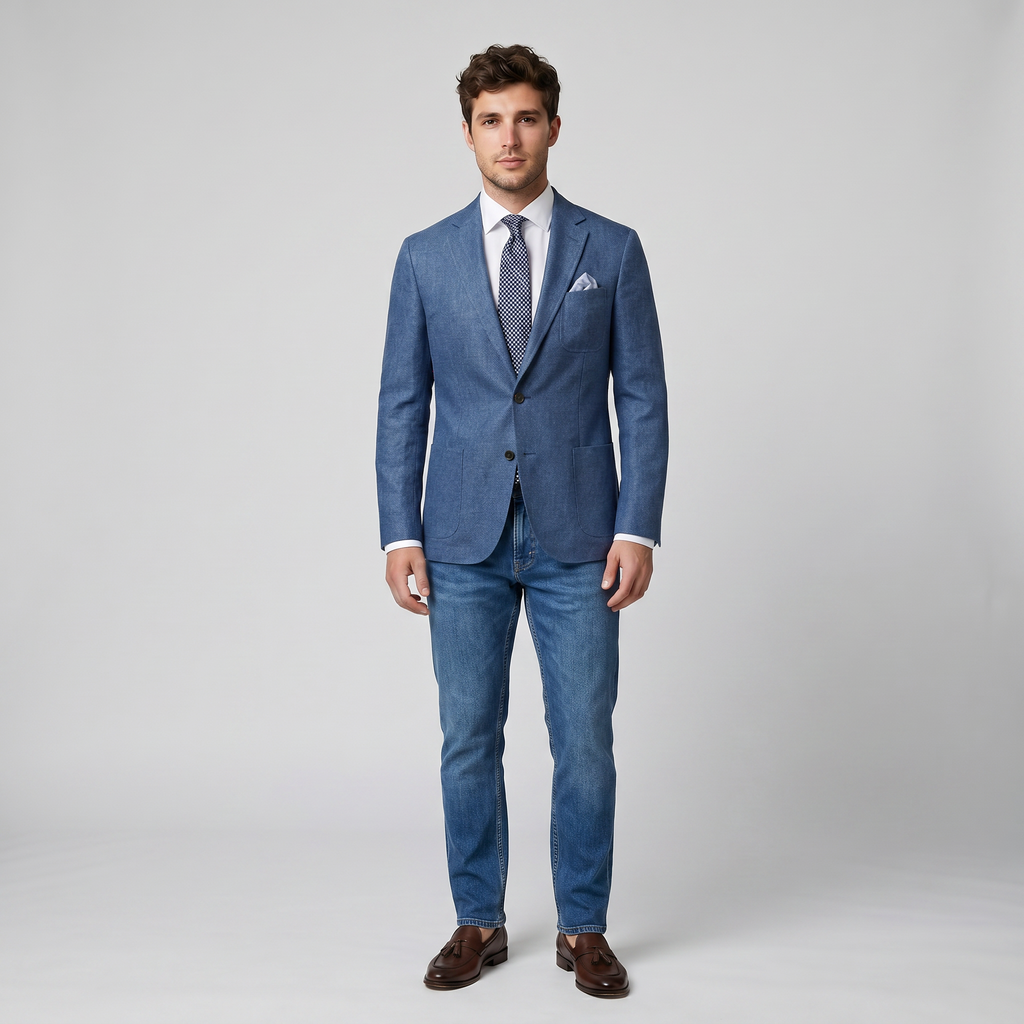 Men's Linen Blazer – Tailored