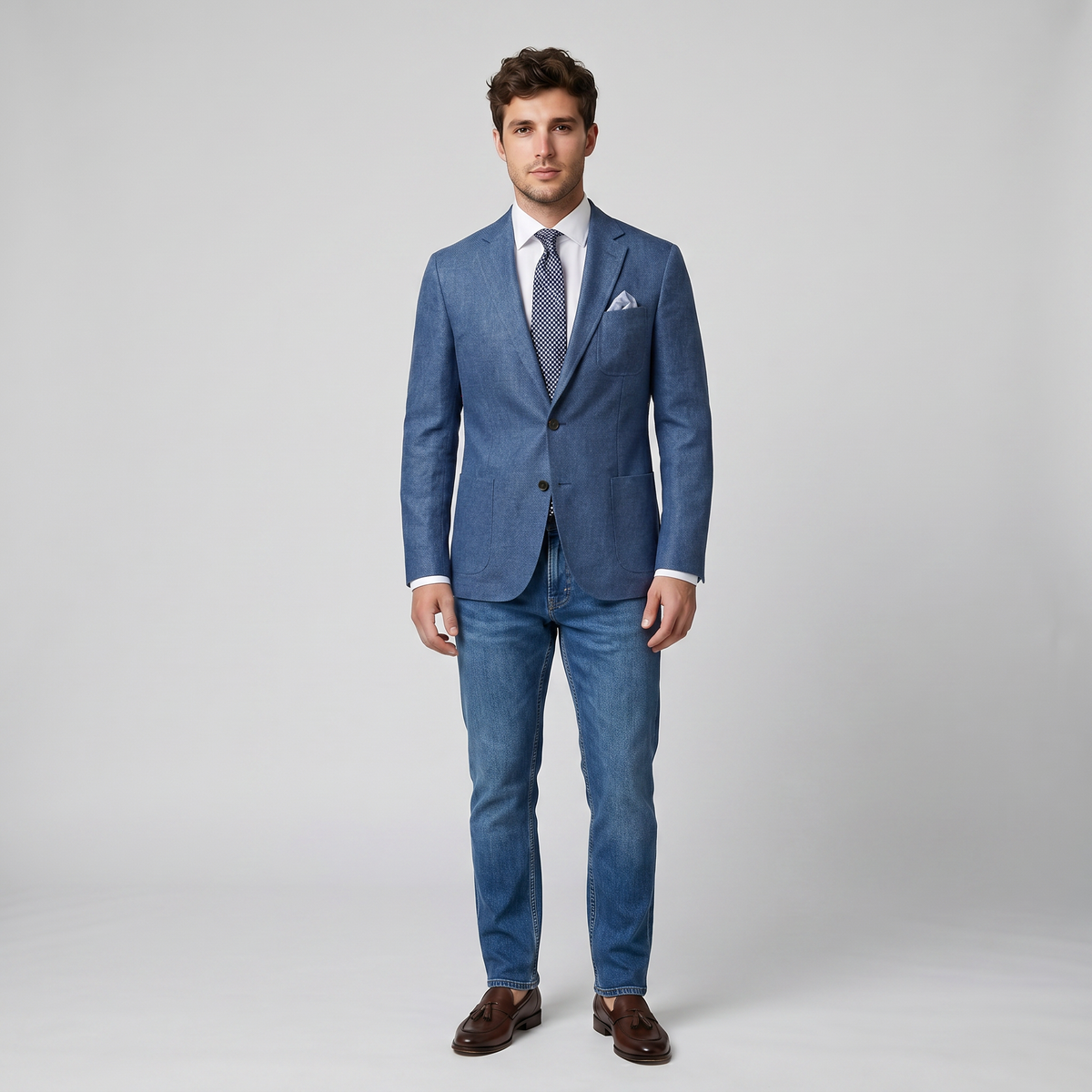 Men's Linen Blazer – Tailored