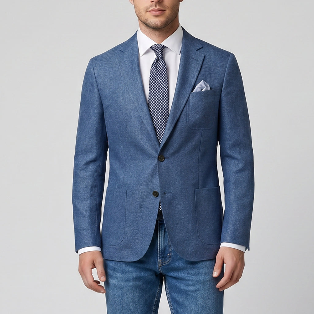 Men's Linen Blazer, Tailored