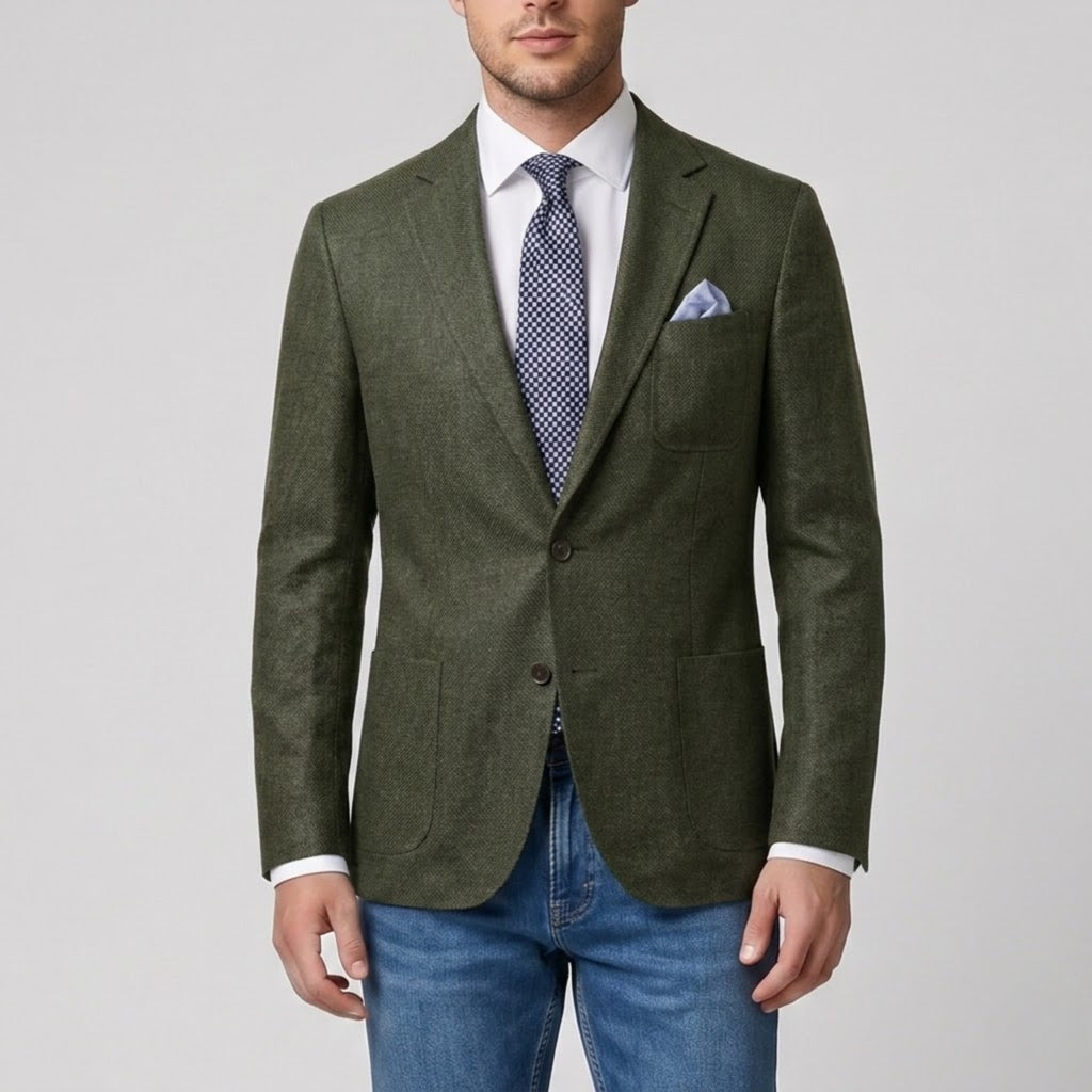 Men's Linen Blazer – Tailored