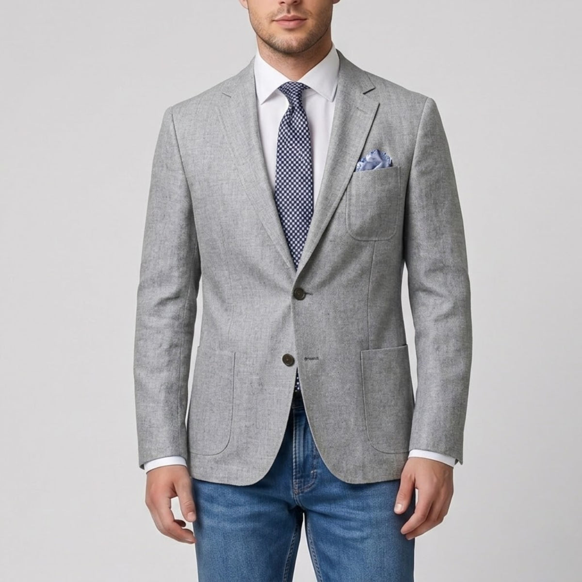 Men's Linen Blazer – Tailored