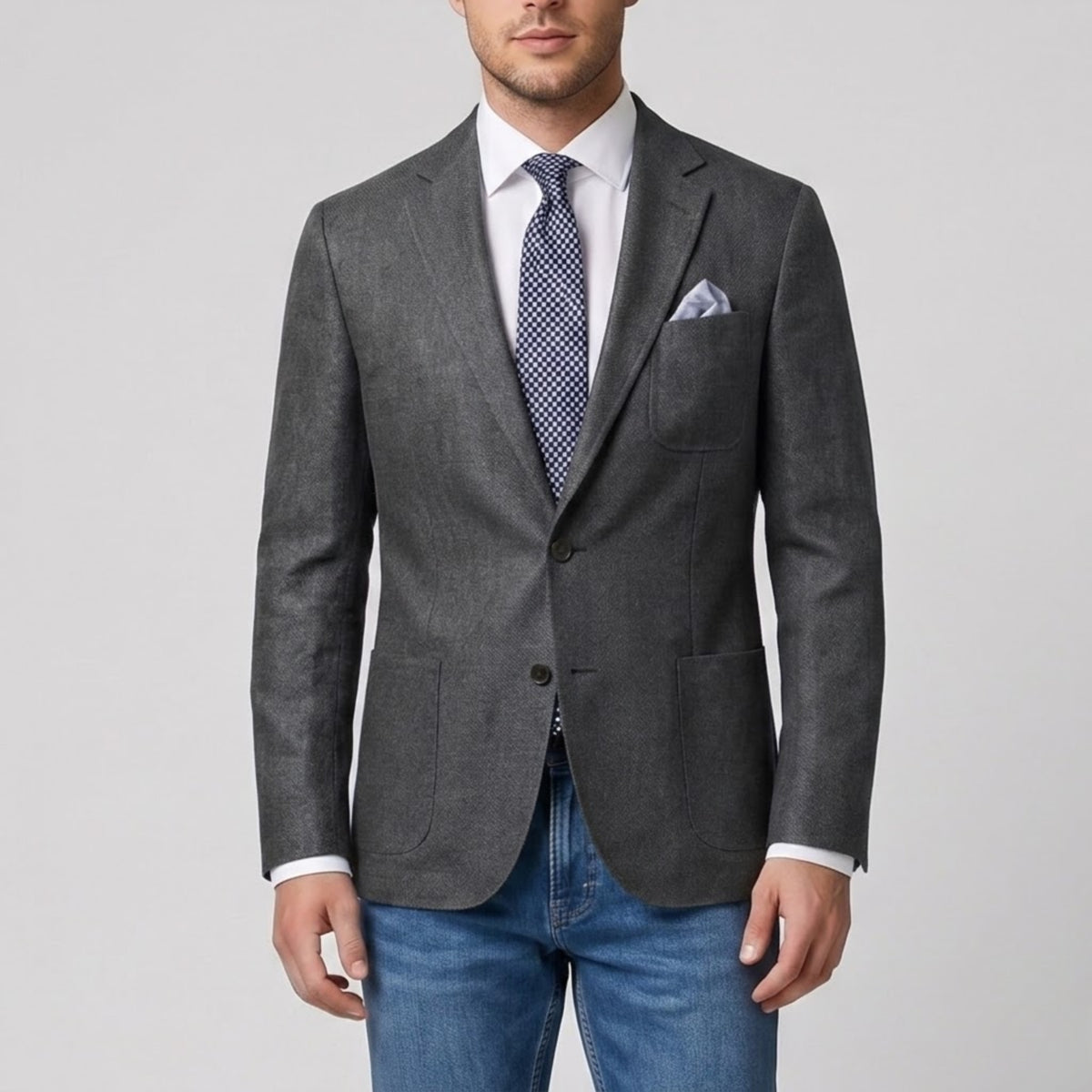 Men's Linen Blazer – Tailored