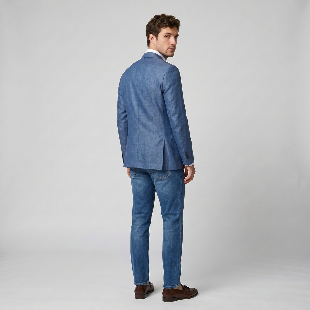 Men's Linen Blazer – Tailored