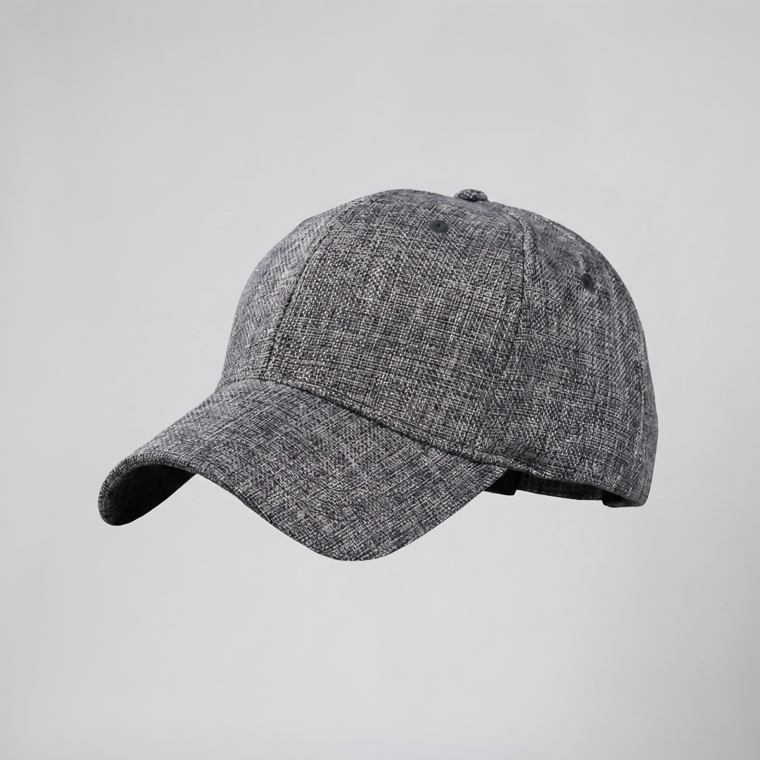 Men's Flat Cap, Linen Blend