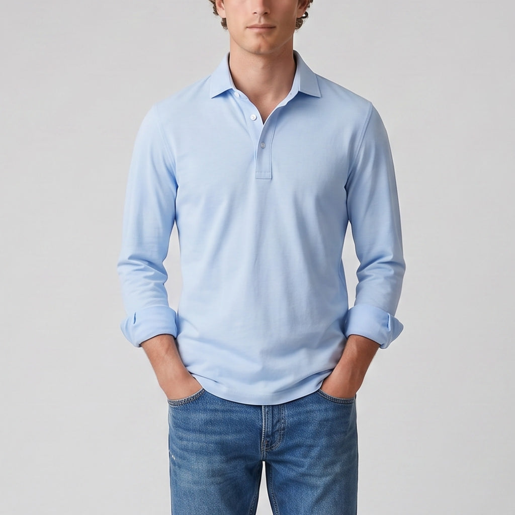 Men's Polo Shirt – Long Sleeve