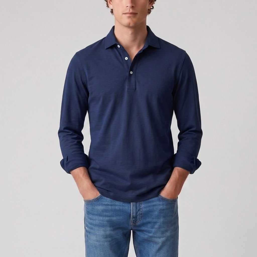 Men's Polo Shirt – Long Sleeve