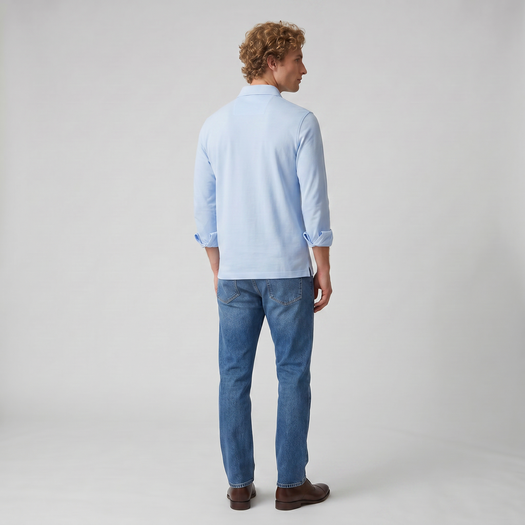Men's Polo Shirt – Long Sleeve