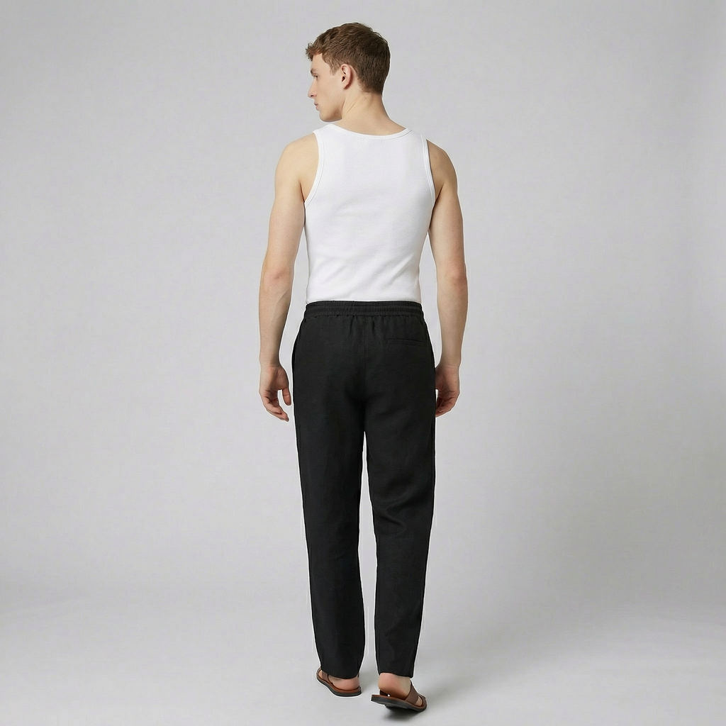 Men's Linen Pants – Relaxed Drawstring