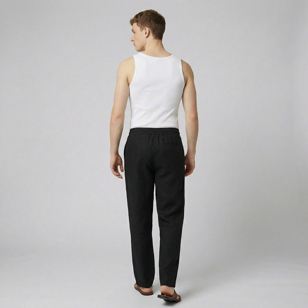 Men's Linen Pants – Relaxed Drawstring