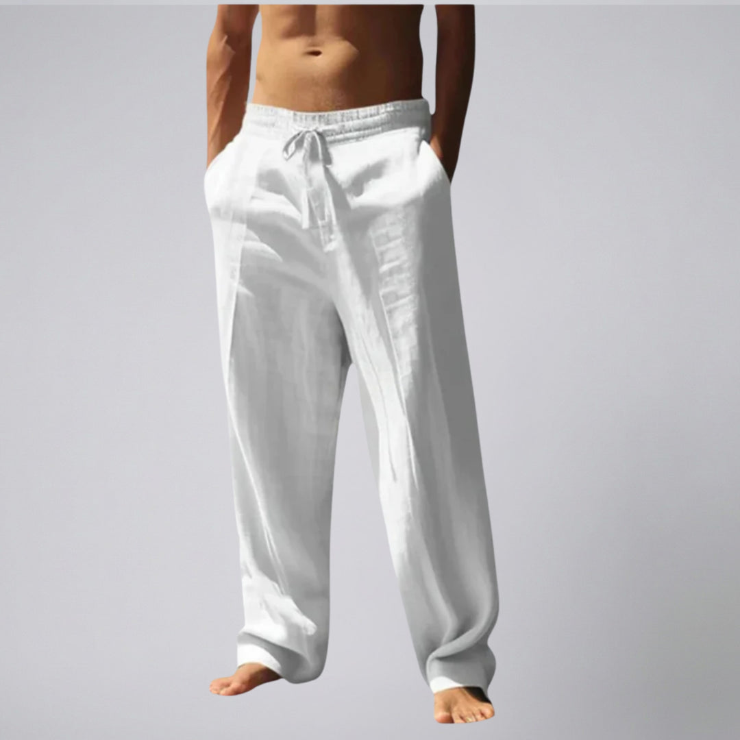 Men's Linen Pants – Relaxed Drawstring