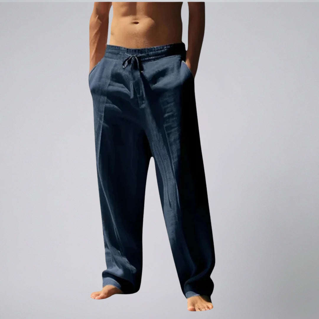 Men's Linen Pants – Relaxed Drawstring