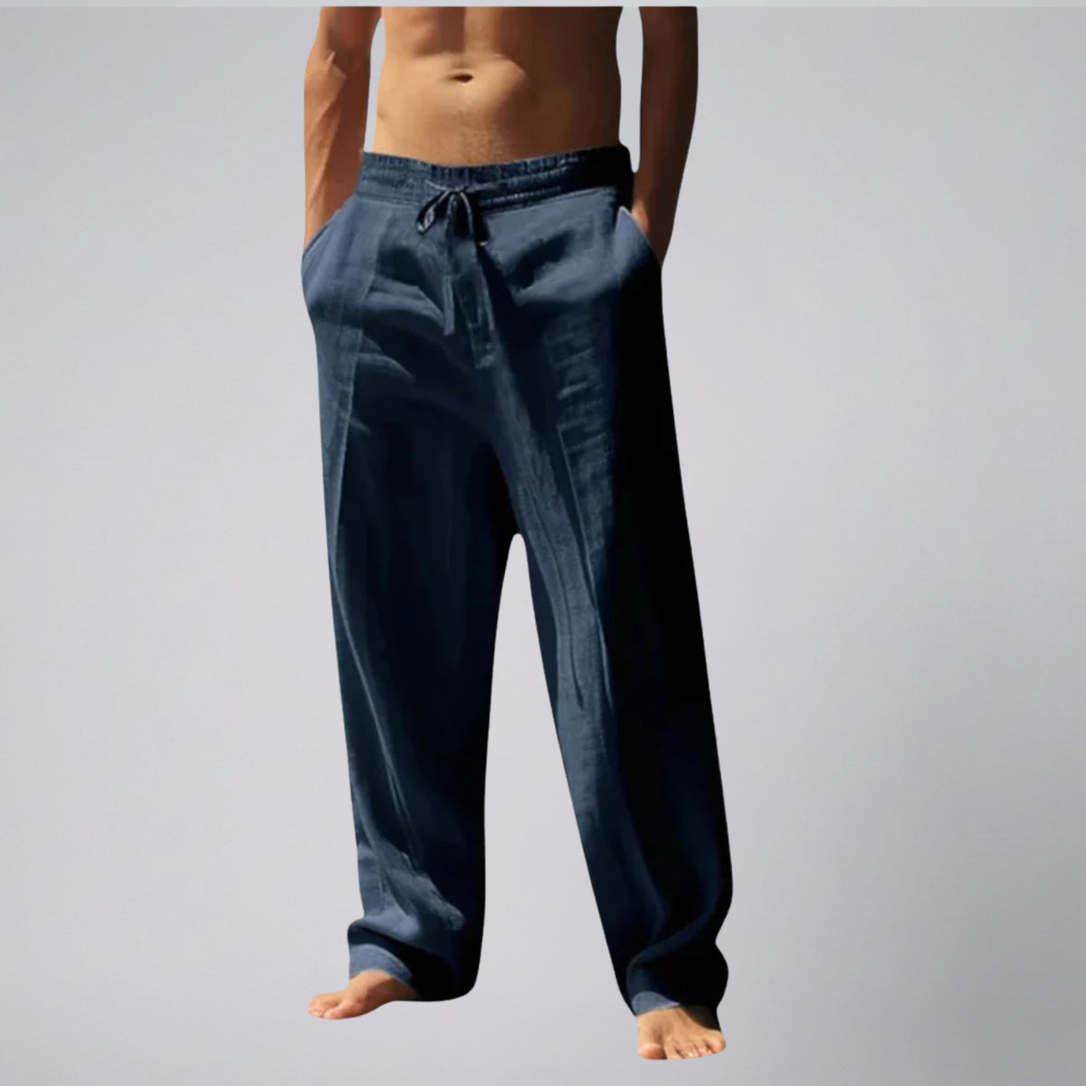 Men's Linen Pants – Relaxed Drawstring