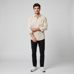 Men's Linen Shirt – Relaxed Long Sleeve