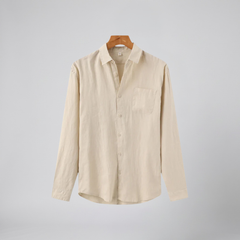 Men's Linen Shirt – Relaxed Long Sleeve