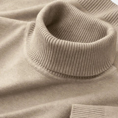 Men's Turtleneck Sweater – Ribbed Merino