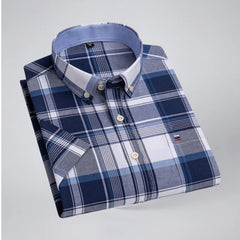 Men's Check Shirt – Short Sleeve