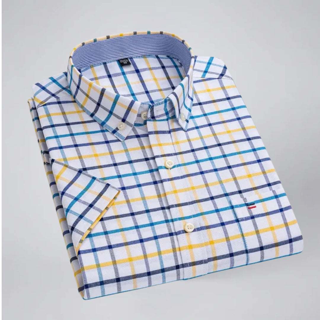 Men's Check Shirt – Short Sleeve