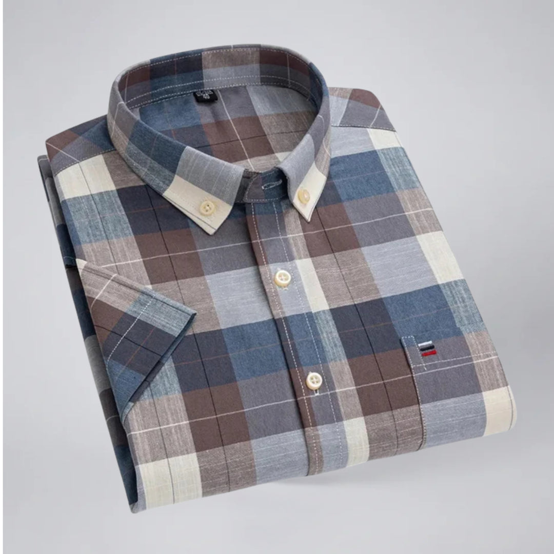 Men's Check Shirt – Short Sleeve