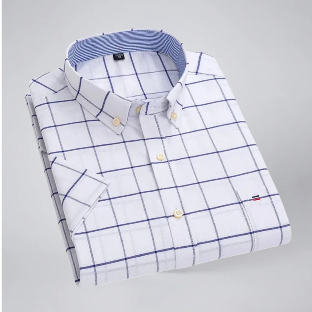Men's Check Shirt – Short Sleeve