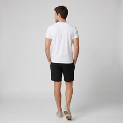 Men's Henley Shirt – Short Sleeve Cotton