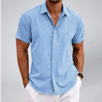 Men's Linen Shirt – Short Sleeve