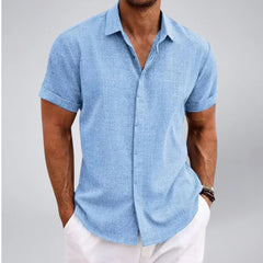 Men's Linen Shirt – Short Sleeve