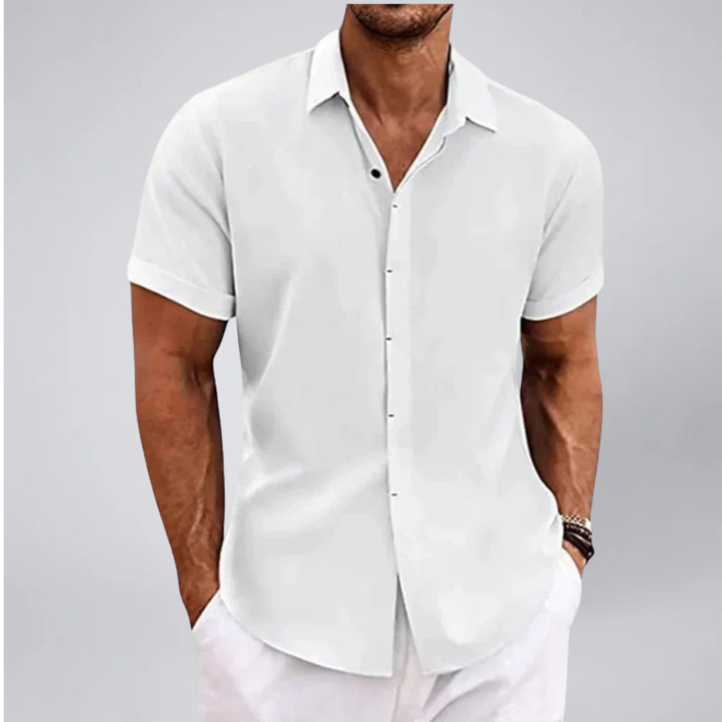 Men's Linen Shirt – Short Sleeve